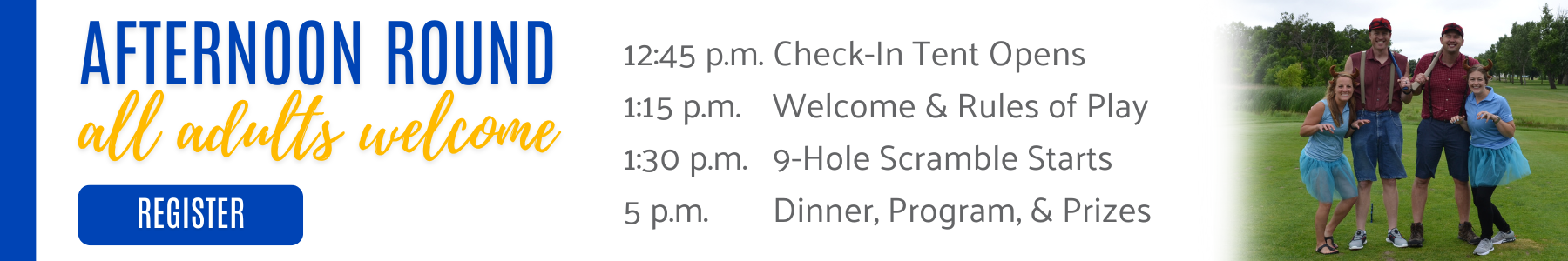 2026 Afternoon Schedule